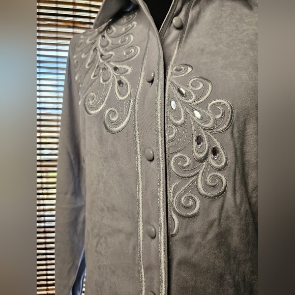 90's Bob Mackie Wearable Art Blouse - Picture 5 of 11